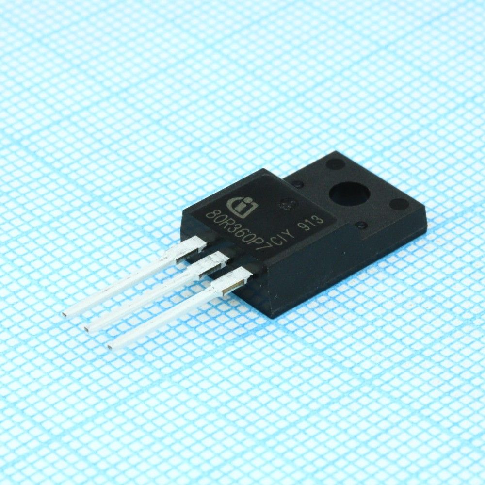 IPA80R360P7XKSA1, Транзистор полевой MOSFET N-канальный 800В 13А 30Вт, CoolMOS Транзисторы MOSFET