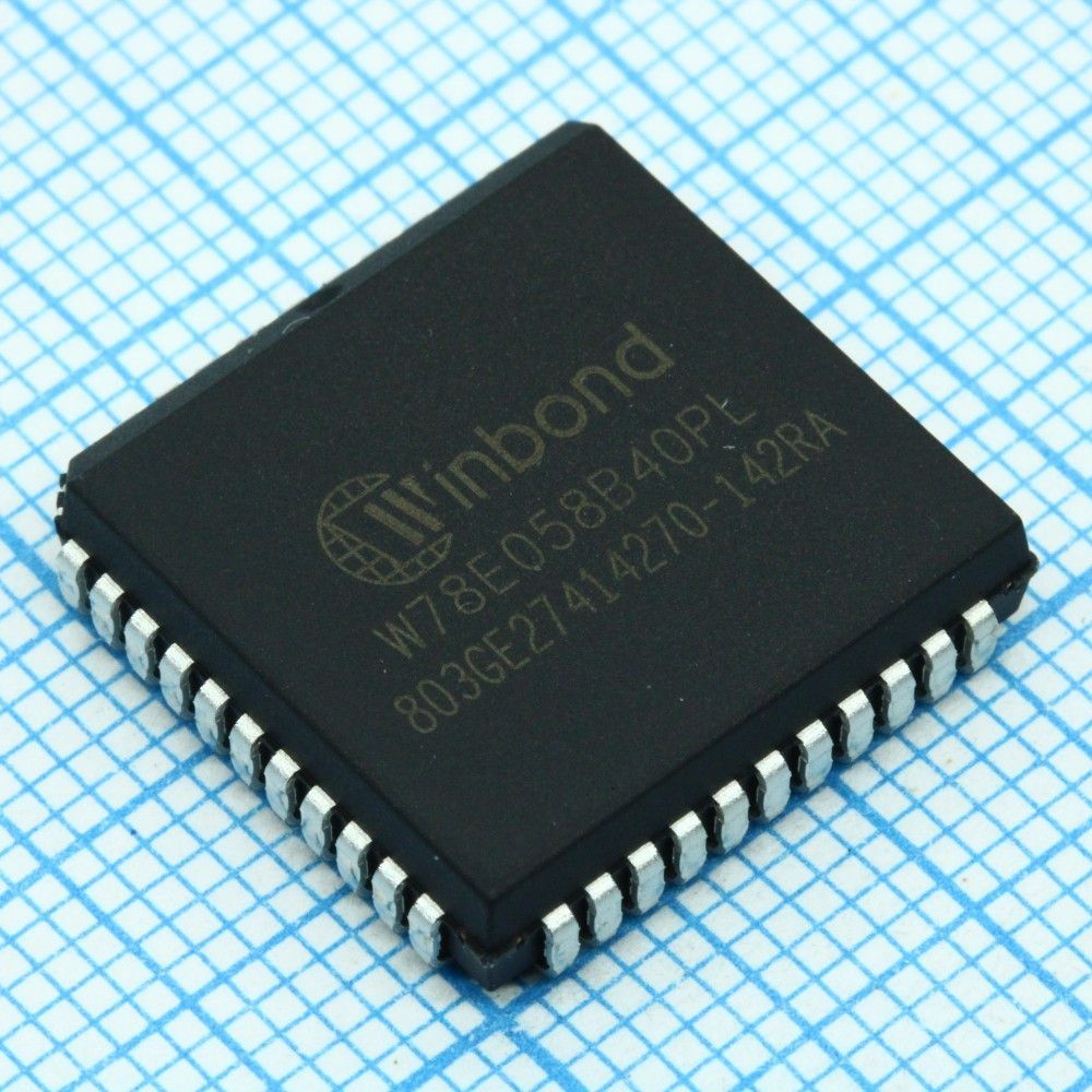 Микросхемы Winbond W78E058B-40PL