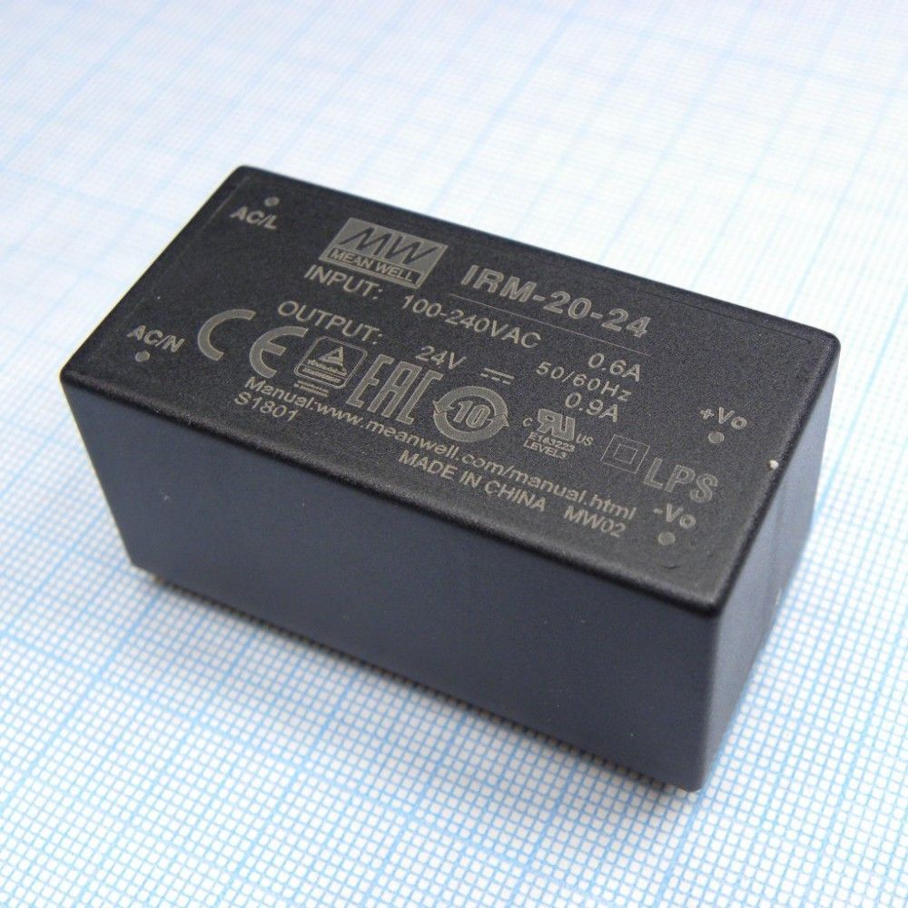 Источник питания MEAN WELL IRM-20-24