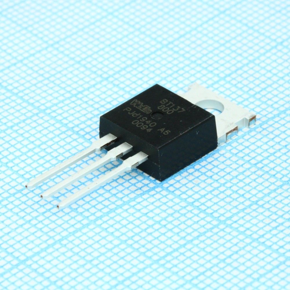 Диоды WeEn Semiconductors BT137-800,127, Симистор 800В 8А 35мА 4Q Диоды