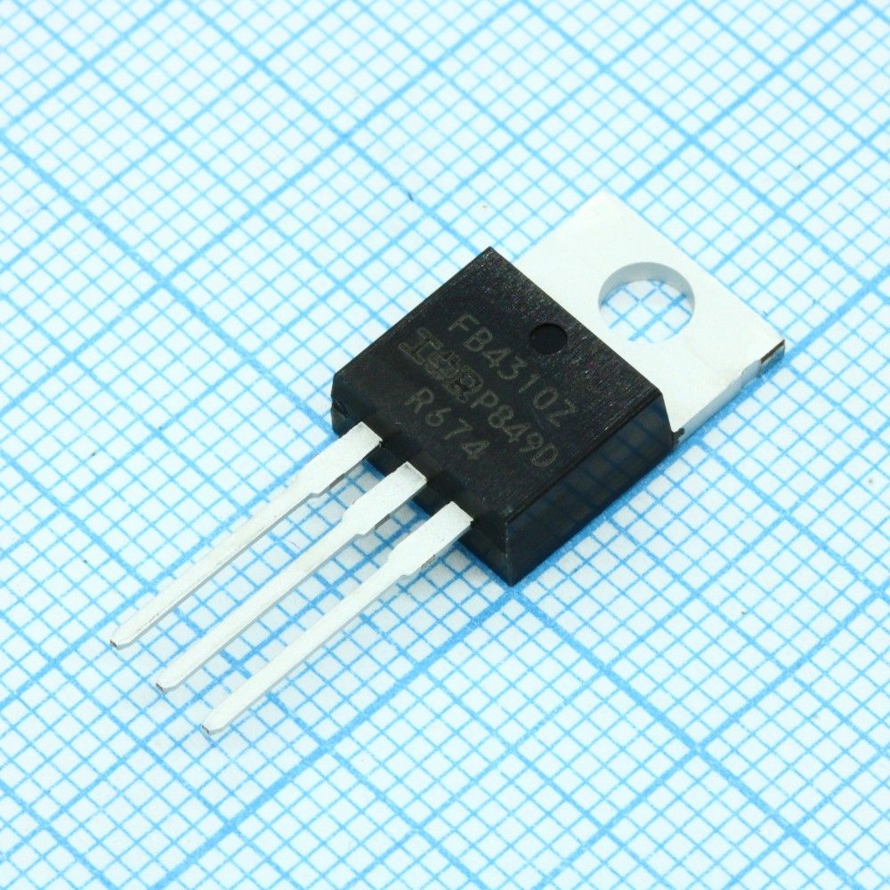 IRFB4310ZPBF, Транзистор полевой MOSFET N-канальный 100В 120А 250Вт IRFB4310ZPBF, Транзистор полевой MOSFET N-канальный 100В 120А 250Вт