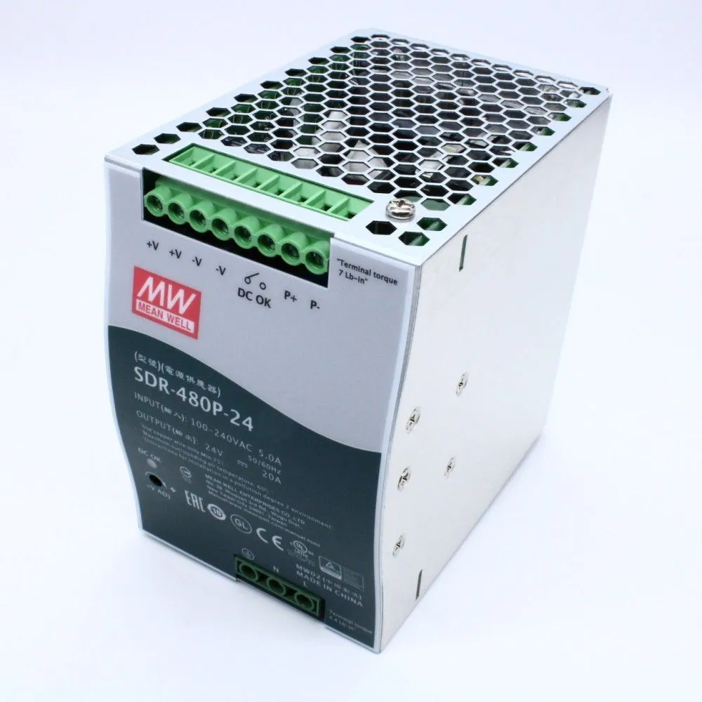 Источник питания MEAN WELL SDR-480P-24 AC-DC преобразователи