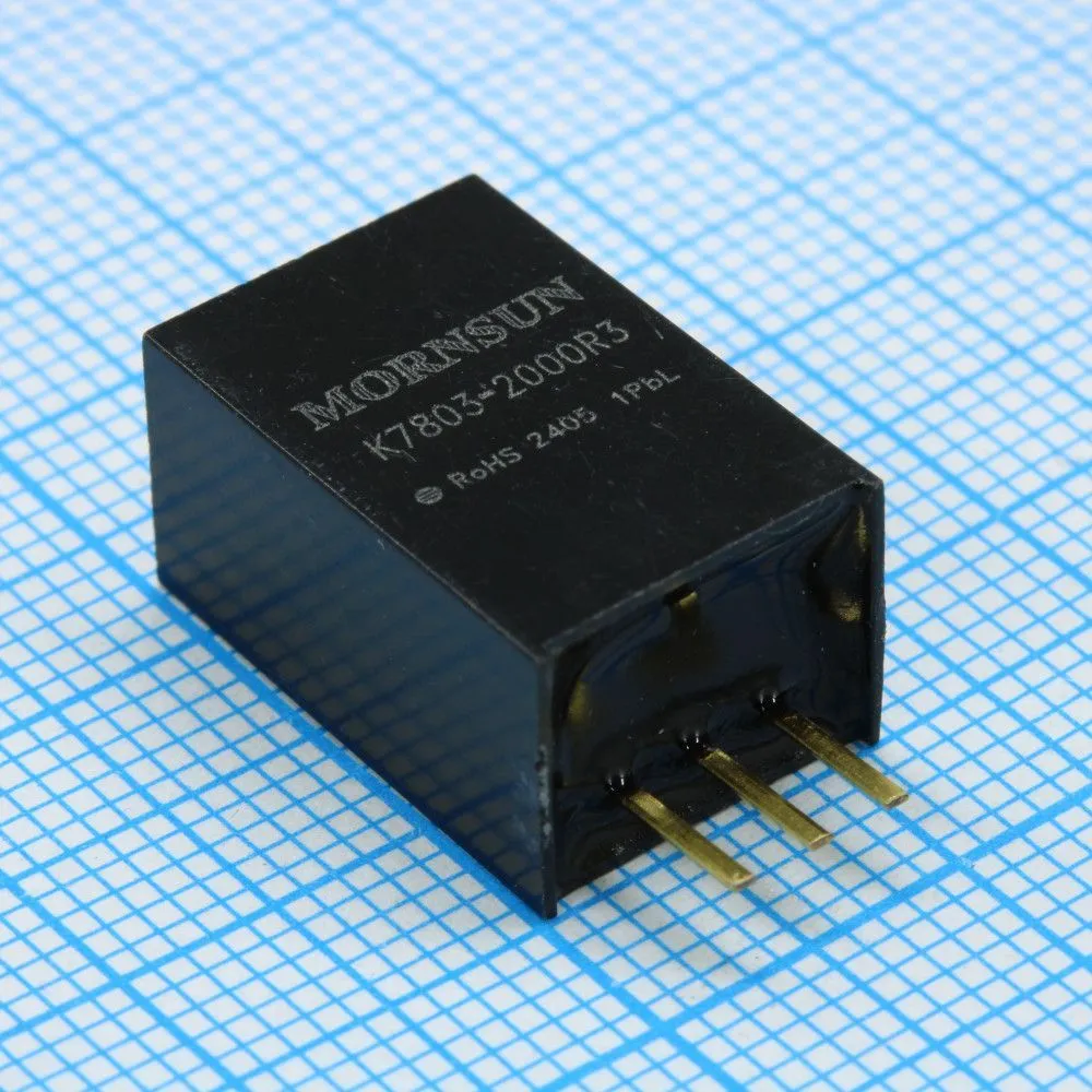 Источник питания Mornsun Guangzhou Science & Technology Co., Ltd K7803-2000R3 DC-DC преобразователи Источник питания Mornsun Guangzhou Science & Technology Co., Ltd K7803-2000R3 DC-DC преобразователи