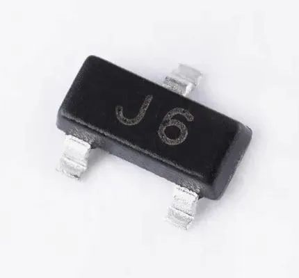 Биполярный транзистор S9014 SOT23 SMD, NPN 50В 0.1А