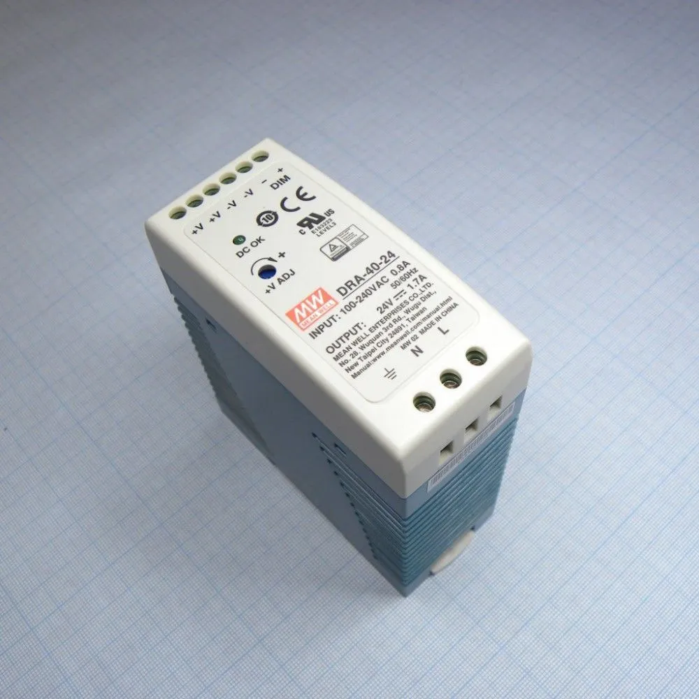 Источник питания MEAN WELL DRA-40-24