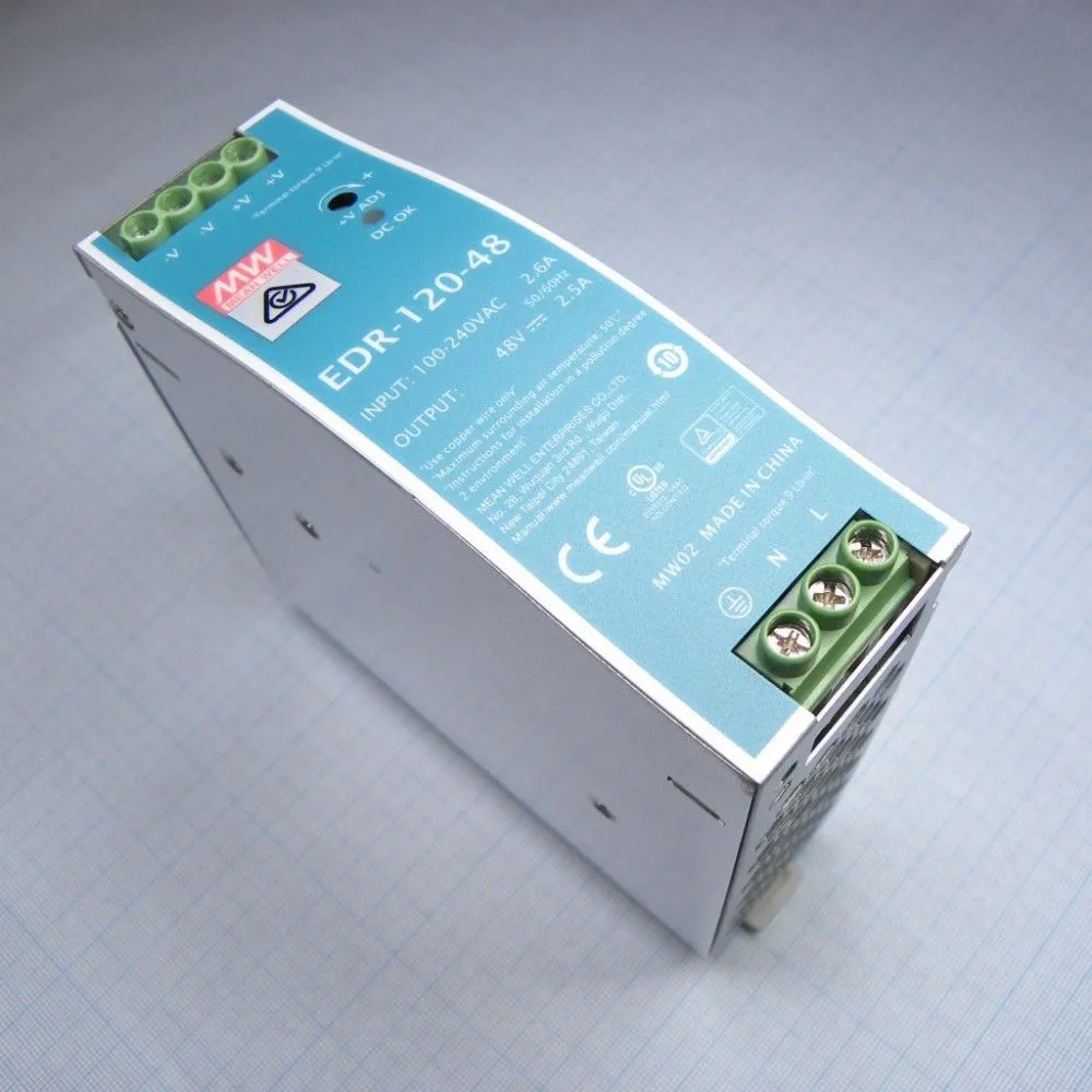Источник питания MEAN WELL EDR-120-48 AC-DC преобразователи