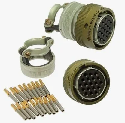 СНЦ23-19/27Р-6-В розетка Цилиндрические соединители серии СНЦ23