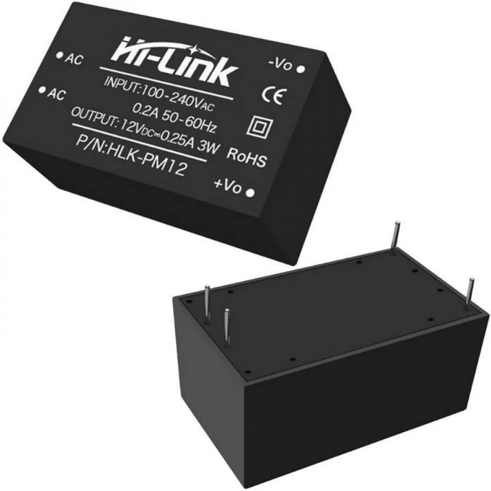 Источник питания Shenzhen Hi-Link Electronic Co., Ltd. HLK-PM12 AC-DC преобразователи напряжения