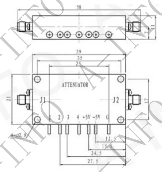 Цифровой аттенюатор A-INFO — SJ-ST-2000-6000-45-3 (SJ-ST-2060-45-3)