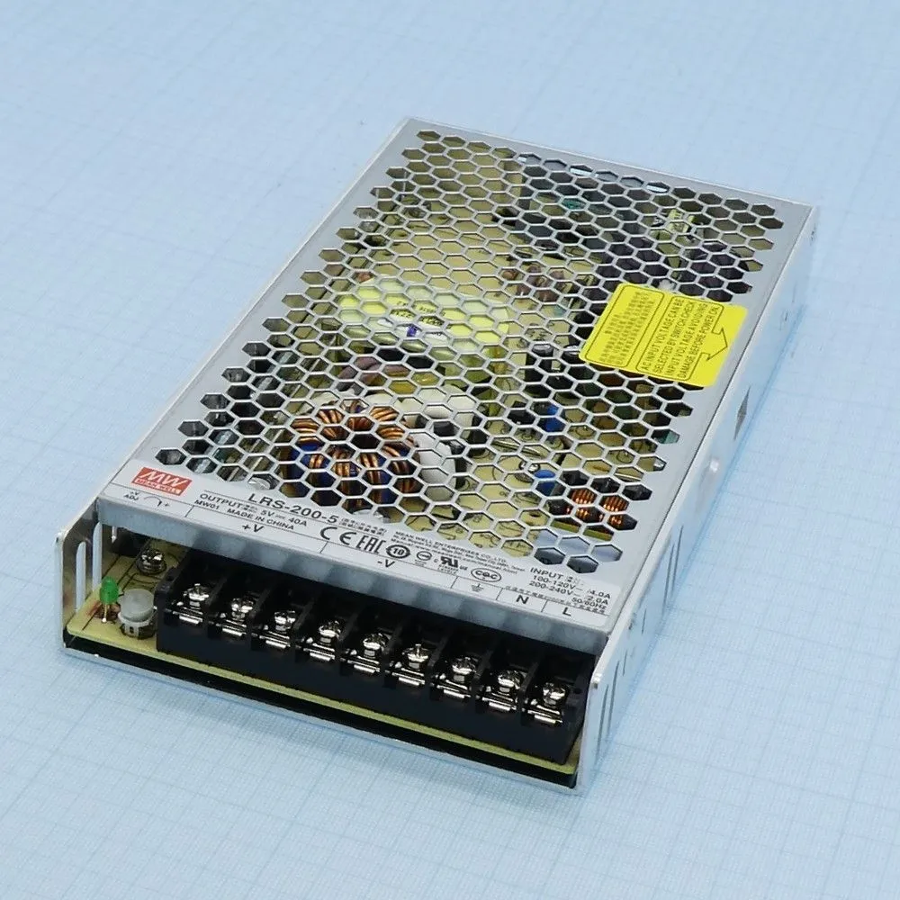 Источник питания MEAN WELL LRS-200-5 AC-DC преобразователи