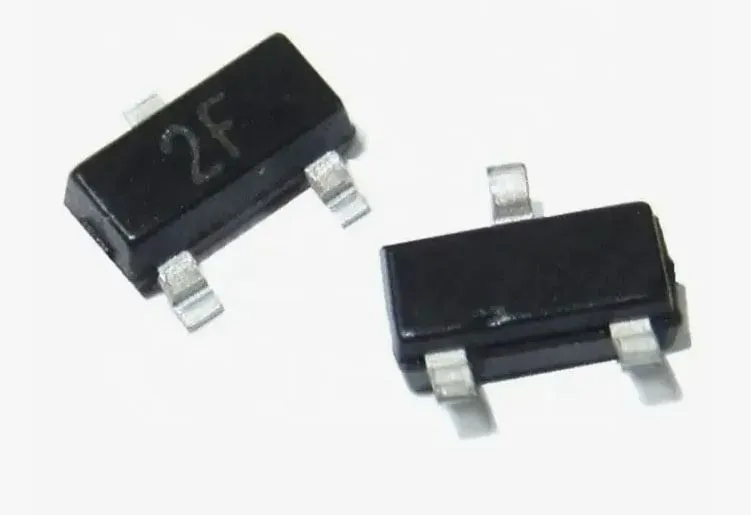 Биполярный транзистор 2N2907 SOT23 SMD, PNP 60В 0.6А Биполярные транзисторы
