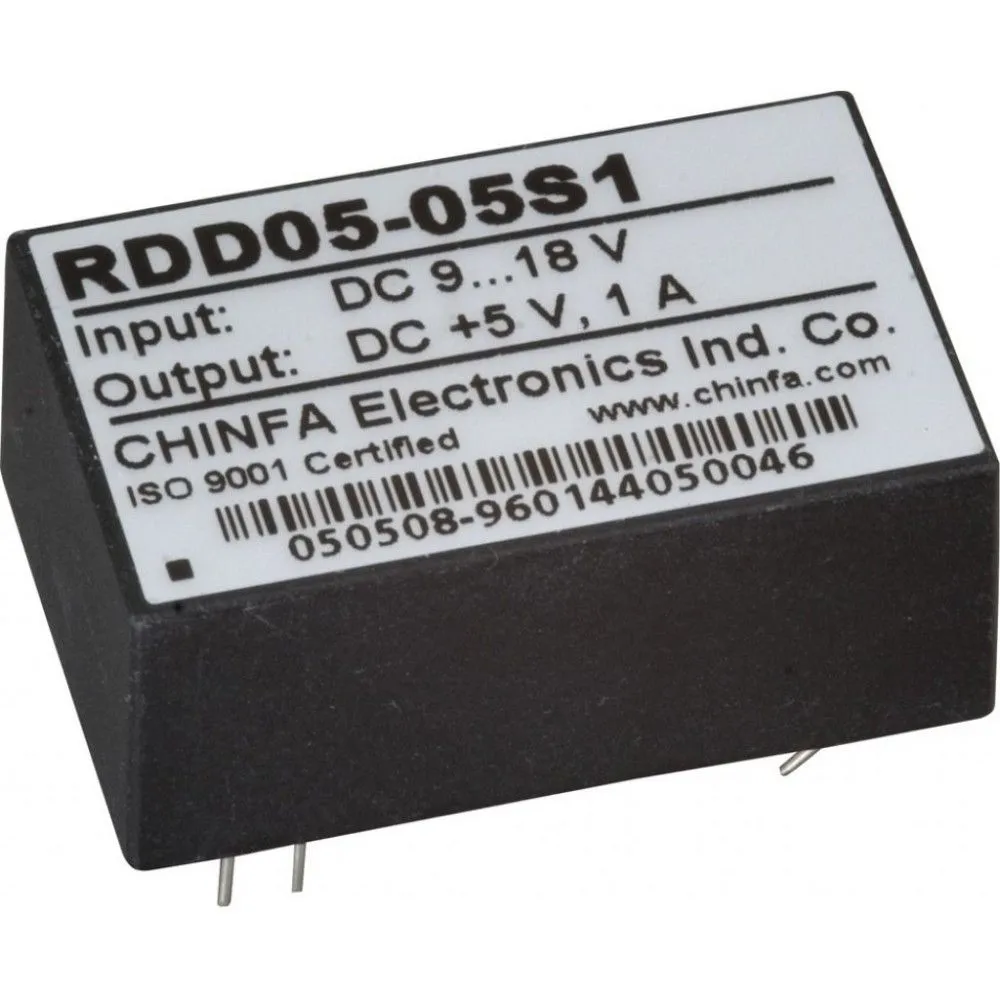 Источник питания Chinfa Electronics Ind. Co., Ltd. RDD05-05S2 DC-DC преобразователи