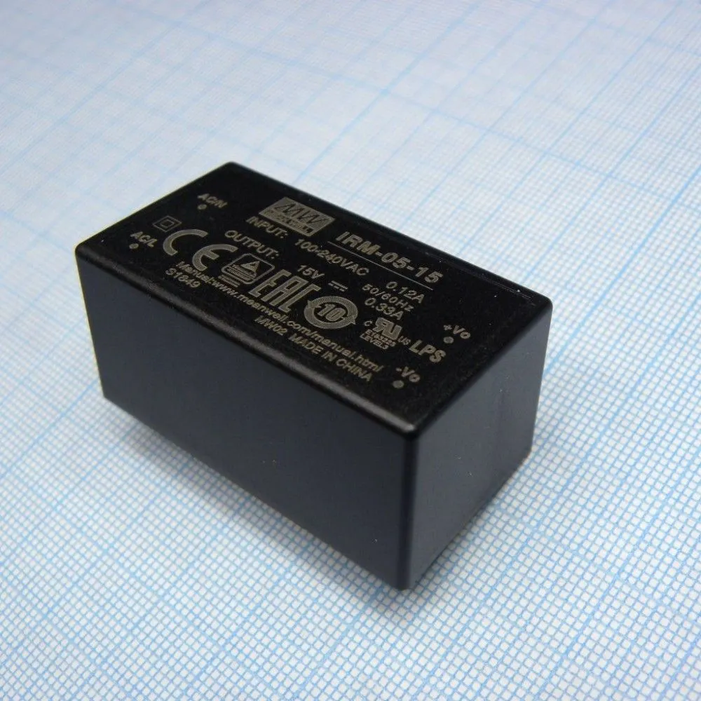 Источник питания MEAN WELL IRM-05-15 Источник питания MEAN WELL IRM-05-15