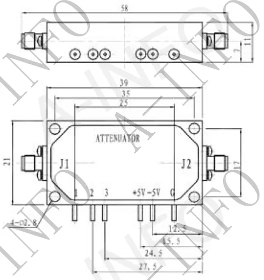 Цифровой аттенюатор A-INFO — SJ-ST-2000-8000-35-5 (SJ-ST-2080-35-5)