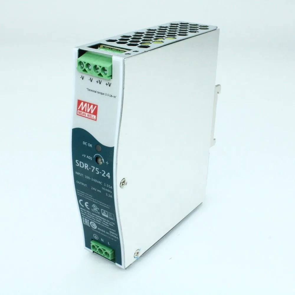 Источник питания MEAN WELL SDR-75-24 AC-DC преобразователи
