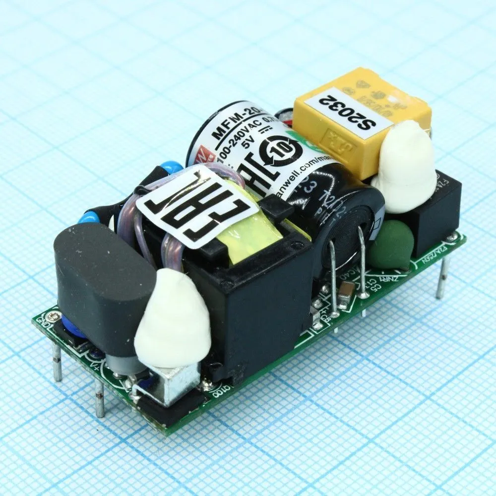 Источник питания MEAN WELL MFM-20-5 AC-DC преобразователи напряжения