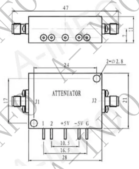 Цифровой аттенюатор A-INFO — SJ-ST-2000-8000-30-10 (SJ-ST-2080-30-10)