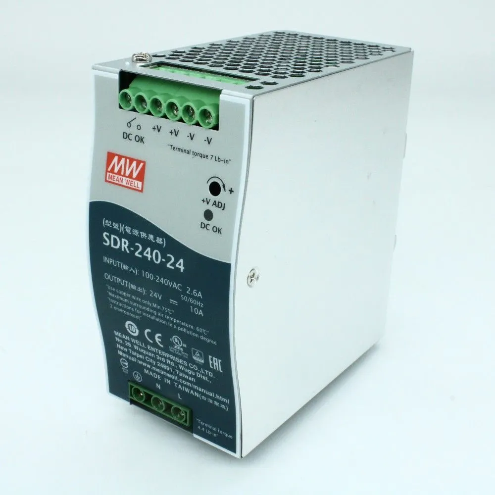Источник питания MEAN WELL SDR-240-24 AC-DC преобразователи