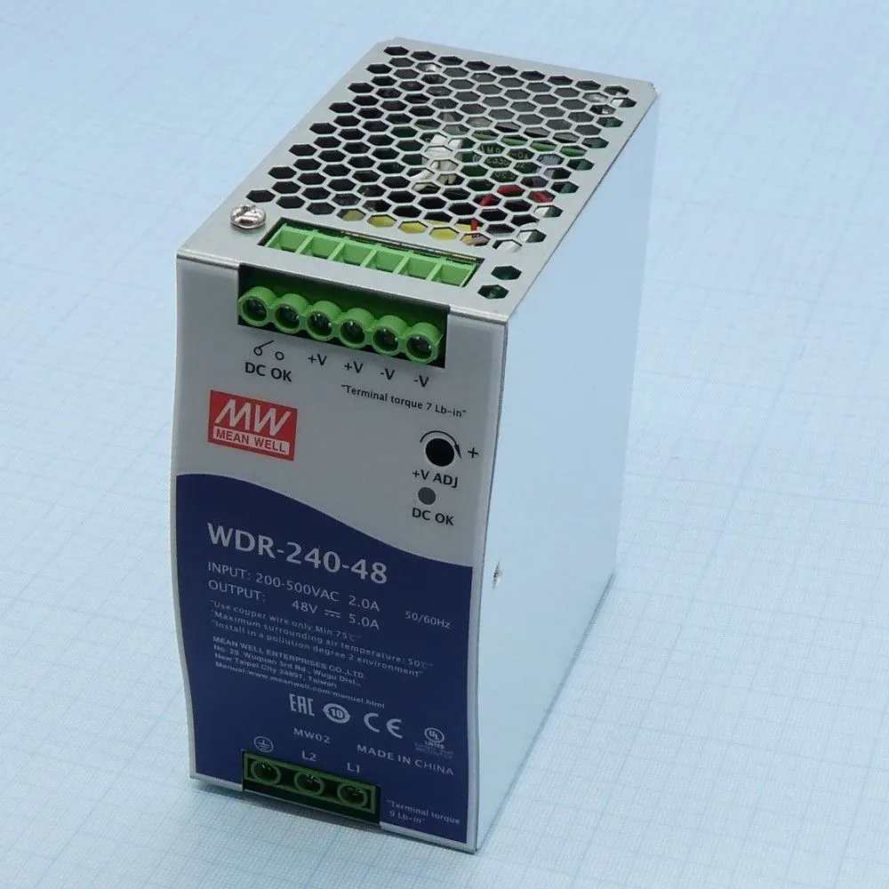 Источник питания MEAN WELL WDR-240-48 AC-DC преобразователи