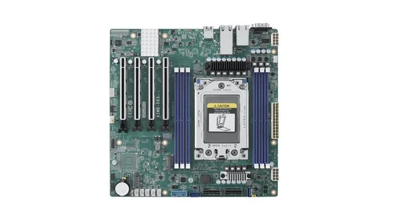 Материнская плата Advantech AIMB-593, Micro-ATX AMD EPYC 8004 Series Processor Платы Micro-ATX