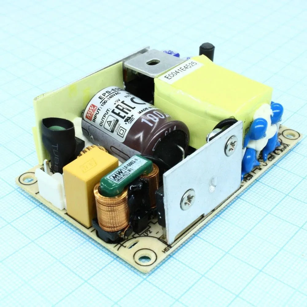 Источник питания MEAN WELL EPS-65S-5, 5В., 50Вт.