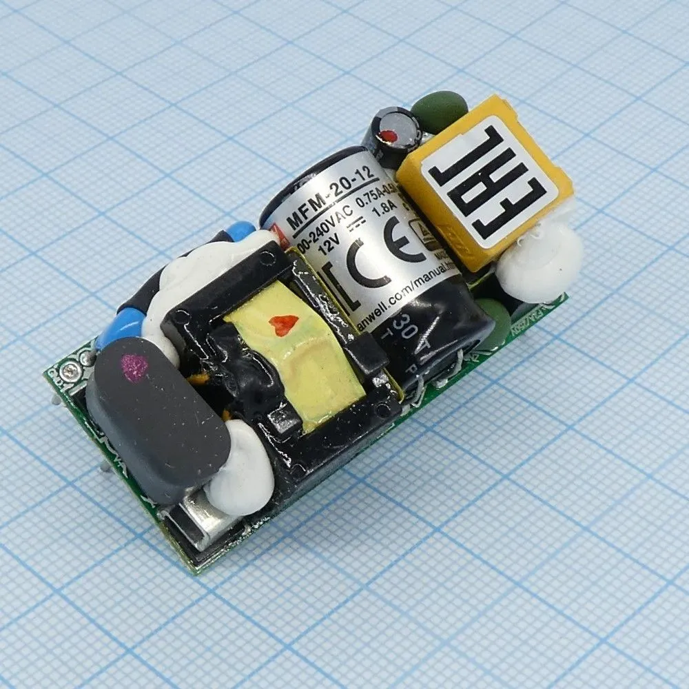 Источник питания MEAN WELL MFM-20-12 AC-DC преобразователи напряжения