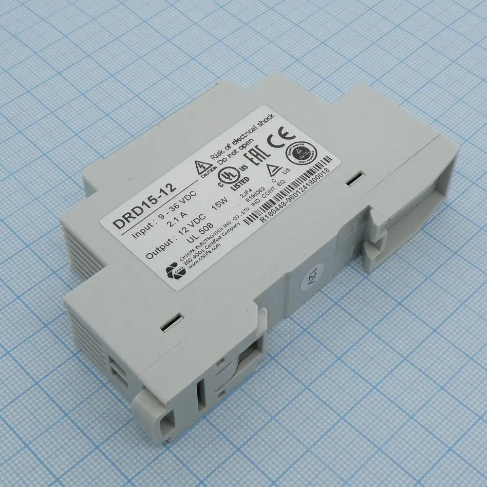 Источник питания Chinfa Electronics Ind. Co., Ltd. DRD15-12 DC-DC преобразователи