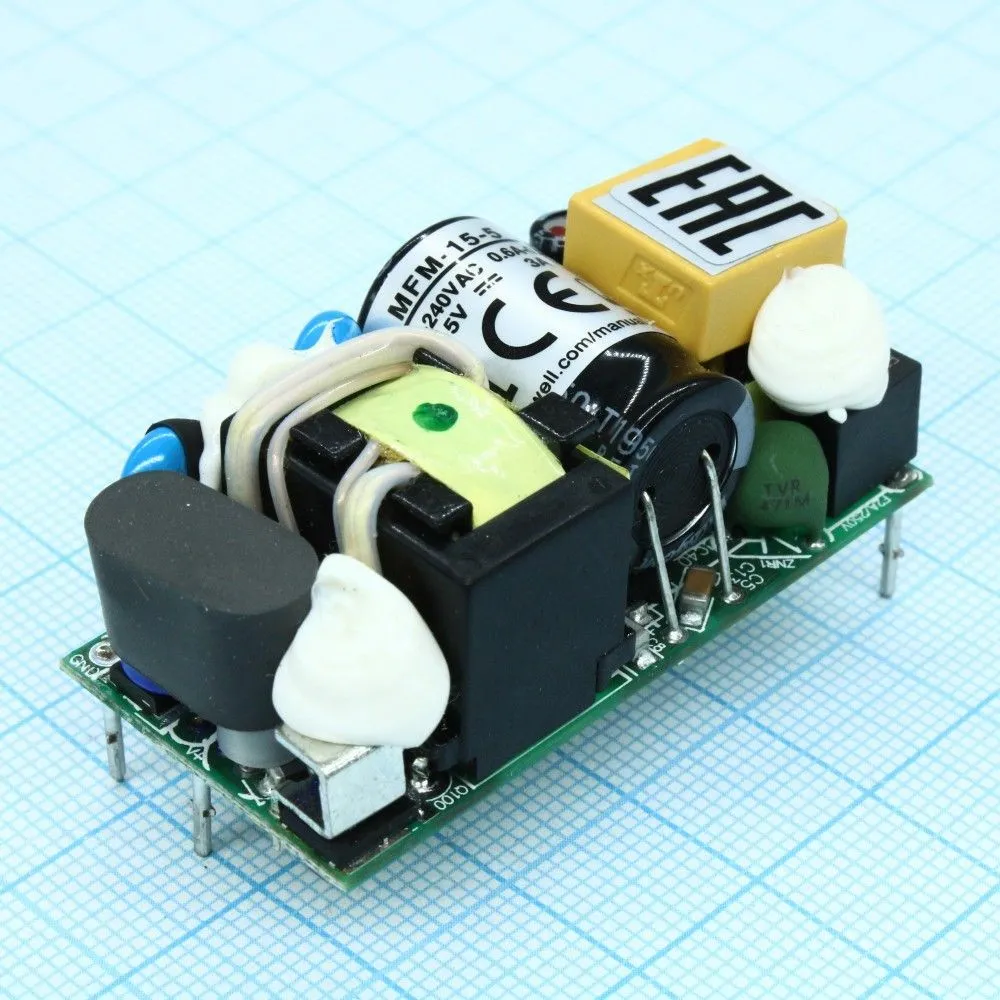 Источник питания MEAN WELL MFM-15-5 AC-DC преобразователи