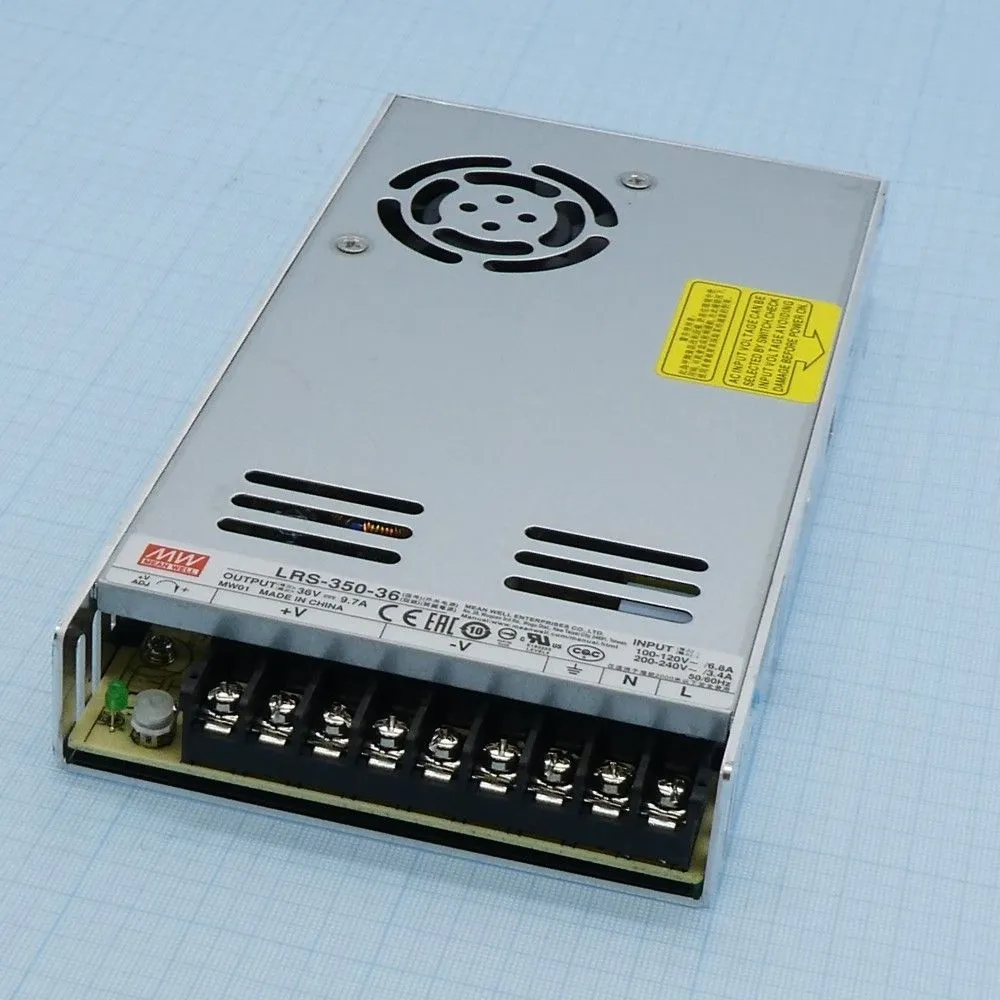 Источник питания MEAN WELL LRS-350-36 AC-DC преобразователи