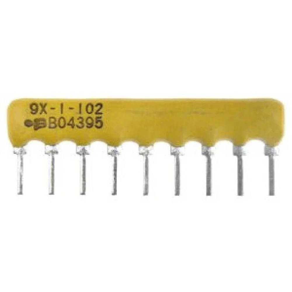 4609X-101-223LF, Резисторная сборка 8 резисторов 22кОм с одним общим выводом 4609X-101-223LF