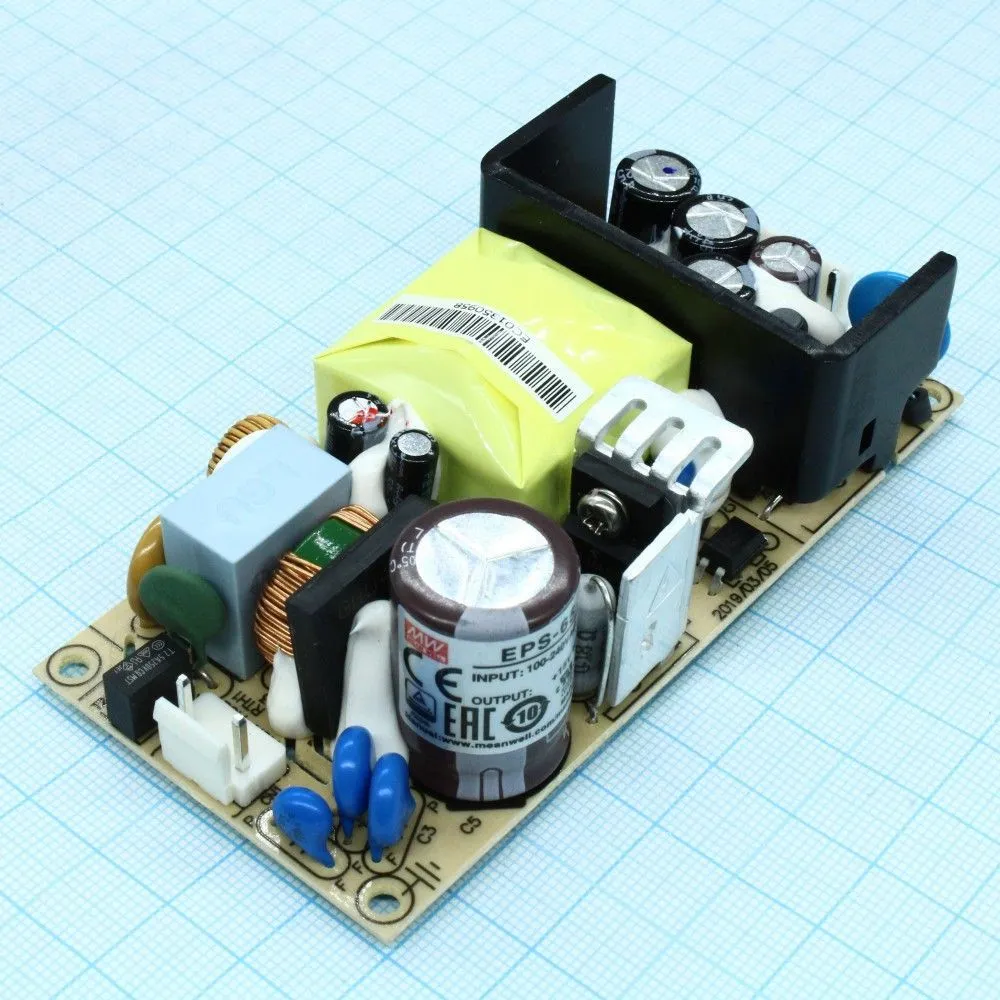 Источник питания MEAN WELL EPS-65-15, 15В., 65.1Вт. AC-DC преобразователи напряжения