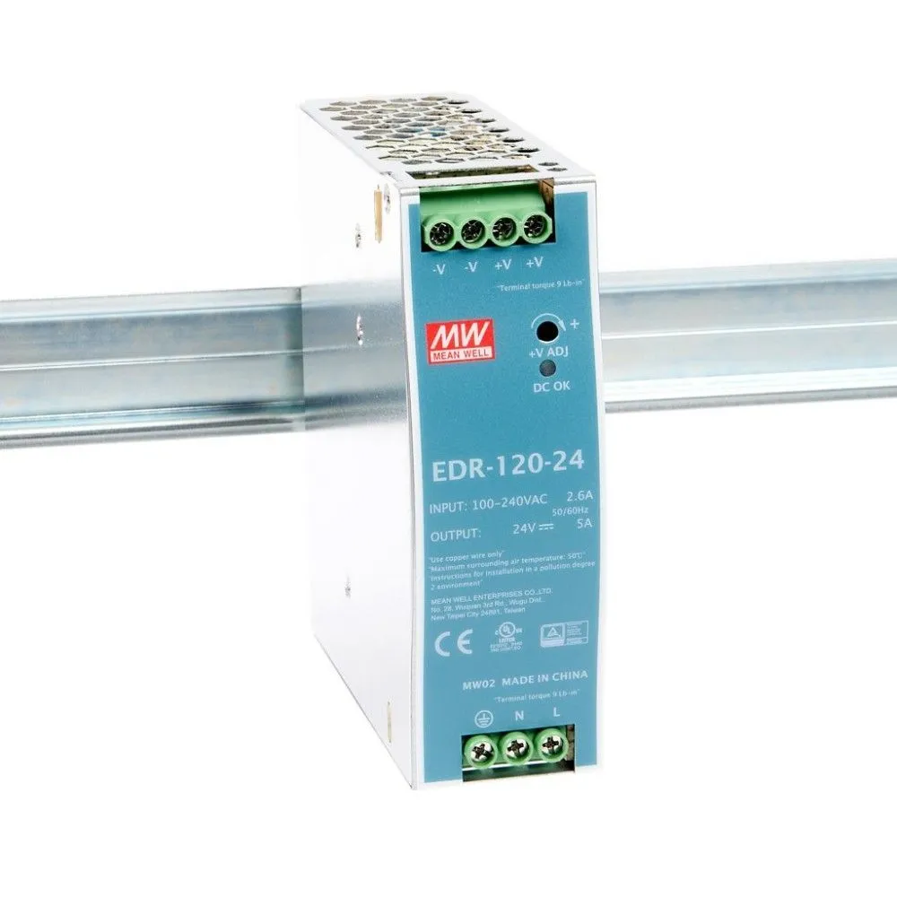 Источник питания MEAN WELL EDR-120-24 AC-DC преобразователи
