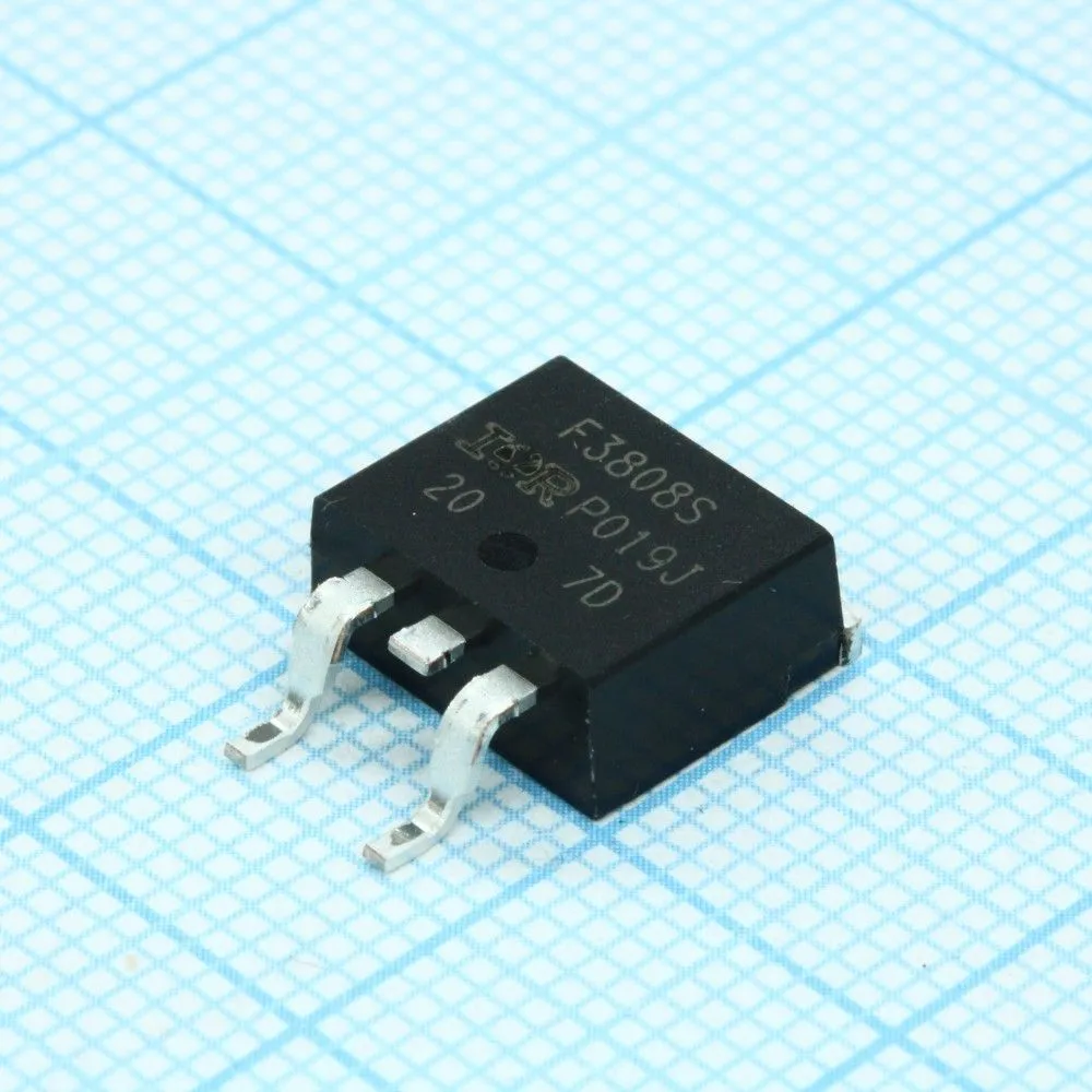 IRF3808STRLPBF, Транзистор полевой MOSFET MOSFET N-канальный 75В/106А/200Вт/0.007 Ом Транзисторы MOSFET