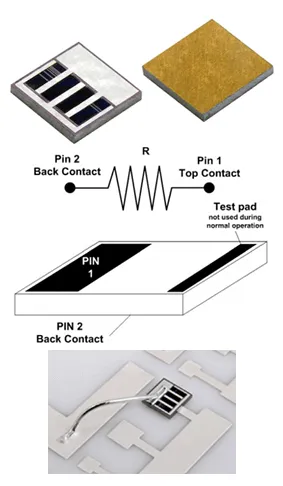 Фото: конструкция Back-Contact Chip Resistors